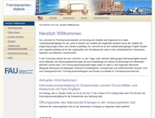 Tablet Screenshot of englischdidaktik.ewf.uni-erlangen.de