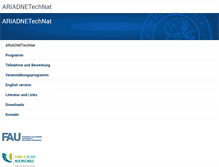 Tablet Screenshot of mentoring-tech-nat.uni-erlangen.de