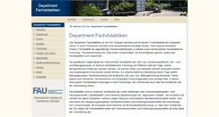 Desktop Screenshot of fachdidaktiken.uni-erlangen.de