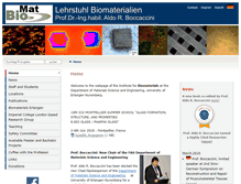 Tablet Screenshot of biomat.techfak.uni-erlangen.org