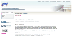 Desktop Screenshot of emf.eei.uni-erlangen.de