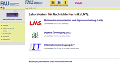 Desktop Screenshot of nt.e-technik.uni-erlangen.de
