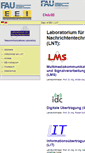 Mobile Screenshot of nt.e-technik.uni-erlangen.de