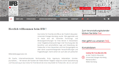 Desktop Screenshot of ifb.uni-erlangen.de