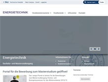 Tablet Screenshot of et.cbi.uni-erlangen.de
