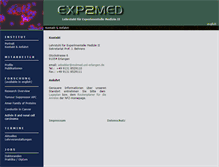 Tablet Screenshot of em2.molmed.uni-erlangen.de