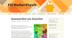 Desktop Screenshot of fachschaft.physik.uni-erlangen.de