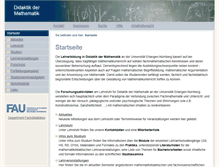 Tablet Screenshot of didmath.ewf.uni-erlangen.de