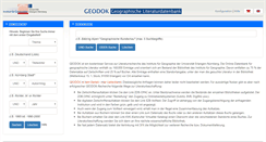 Desktop Screenshot of geodok.uni-erlangen.de