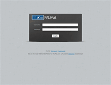 Tablet Screenshot of faumail.uni-erlangen.de