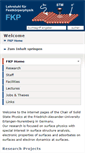 Mobile Screenshot of fkp.uni-erlangen.de
