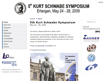 Tablet Screenshot of kscs2009.uni-erlangen.de