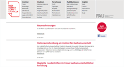 Desktop Screenshot of buchwiss.uni-erlangen.de